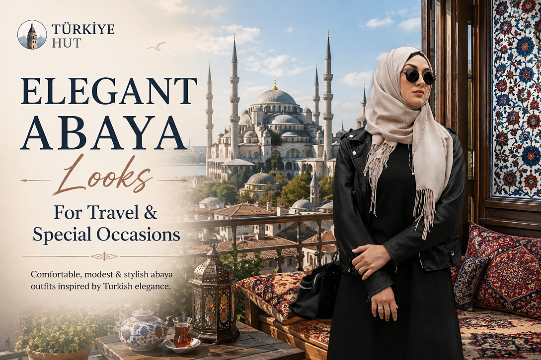 Elegant Abaya Looks For Travel Special Occasions